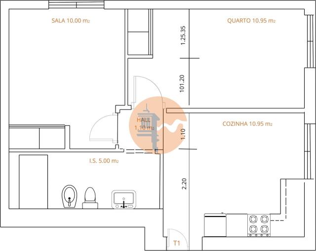 1 bedroom Apartment in Monte Gordo