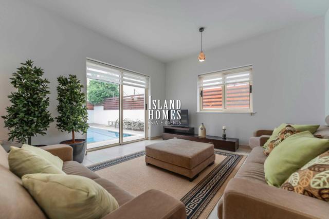 3 bedroom, 3 bathroom villa with heated swimming pool and SEA VIEWS less than 2km to the new Paralimni Marina in Ayia Triada - ABT108