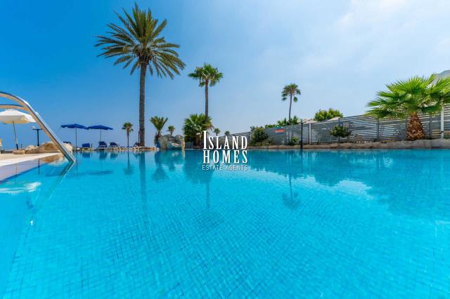 2 bedroom 2 bathroom, 2nd floor apartment with communal swimming pool and panoramic SEA VIEWS in SEAFRONT location of Protaras - POP103