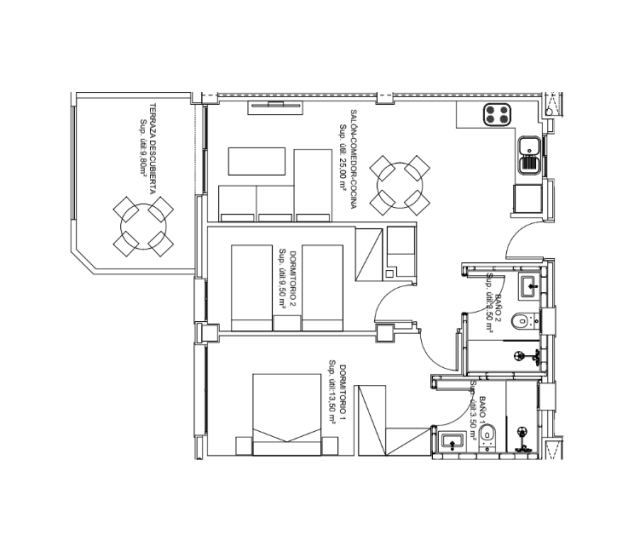 2 bedroom APARTMENT in BENIDORM
