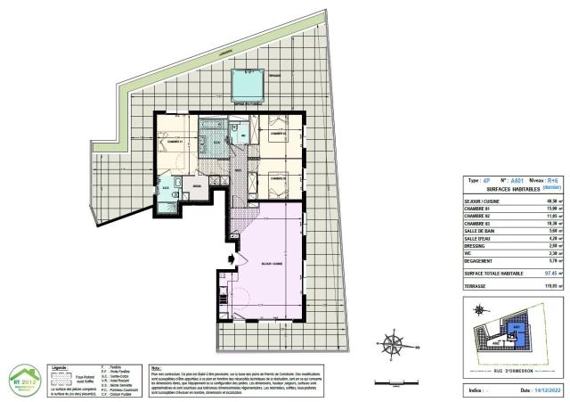 3 bedroom Apartment in Le Cannet