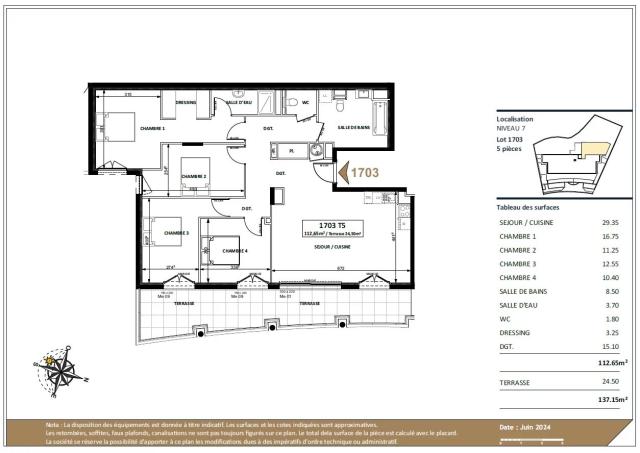 4 bedroom Apartment in Beausoleil