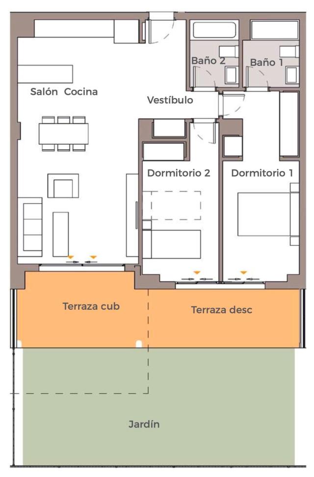 2 bedroom Ground Floor in Mijas