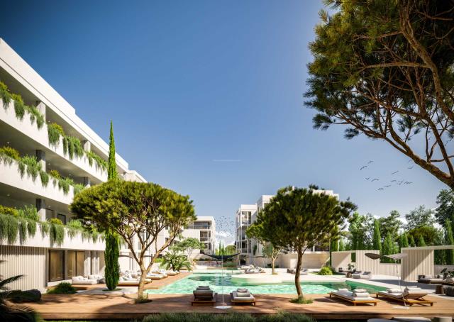 NEW BUILD, 2 bedroom, 2 bathroom deluxe, top floor apartment with communal swimming pool in Paralimni - AWP115DP