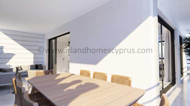 2 bedroom, 2 bathroom apartment on new modern block in Deryneia - LID104DP.
