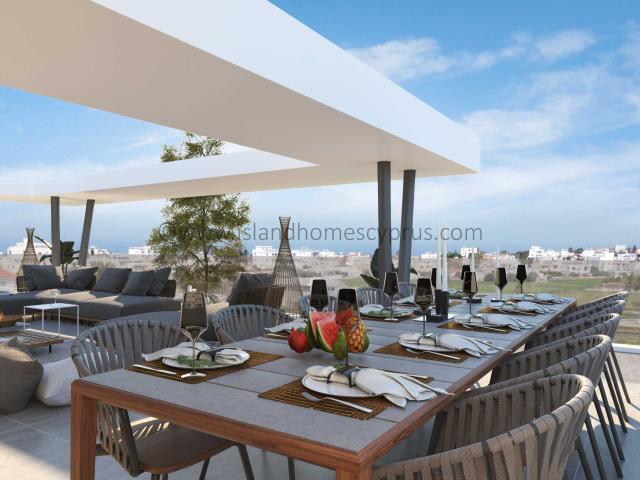 2 bedroom, 2 bathroom apartment on new modern block in Deryneia - LID104DP.