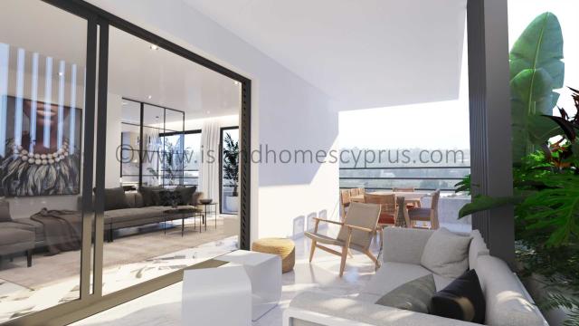 2 bedroom, 2 bathroom apartment on new modern block in Deryneia - LID104DP.