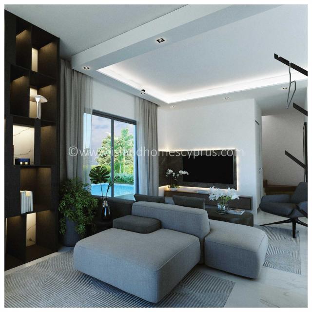 3 bedroom, 2 bathroom, 1 WC, NEW BUILD villa set in a small complex with only 4 other properties in convenient location of Paralimni - ROP101DP